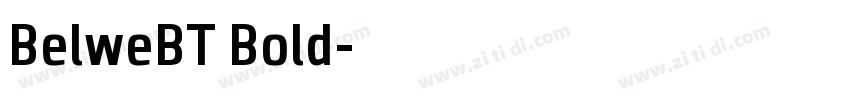 BelweBT Bold字体转换 BelweBT Bold字体转换